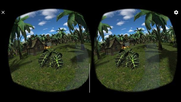 Jurassic VR App per visore 3D