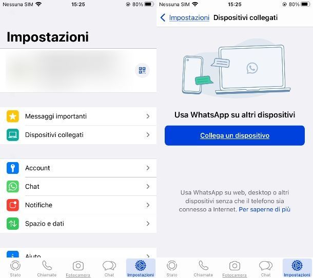 Come scannerizzare codice QR WhatsApp su iPhone