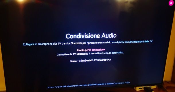 Come collegare il telefono alla Smart TV con Bluetooth