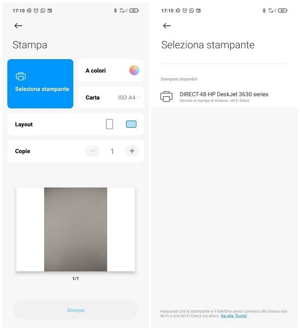 Come stampare dal cellulare alla stampante HP