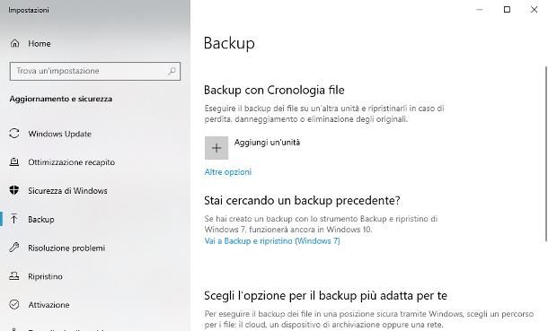 Che cos'è il backup dei dati del computer