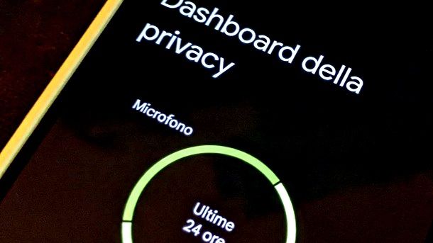 Verificare autorizzazioni app Android Dashboard della privacy
