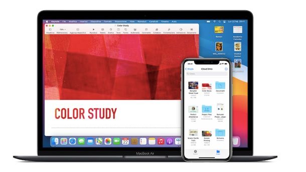 Funzionamento iCloud Drive su più dispositivi