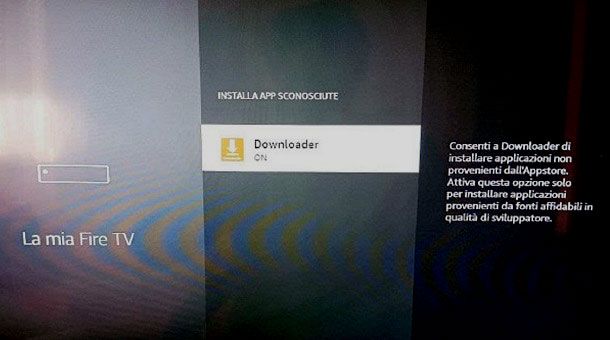 Come installare app da fonti sconosciute Amazon Fire TV Stick