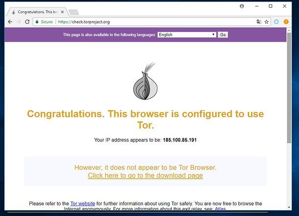 Come usare Tor