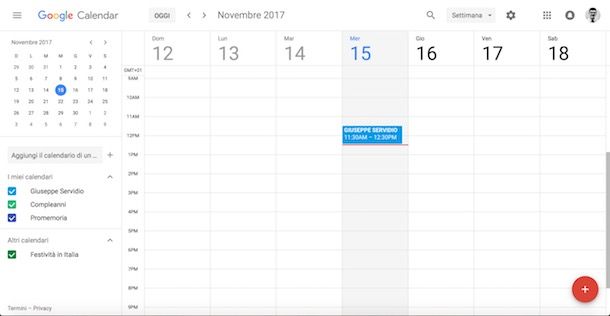 Google Calendar: come funziona | Salvatore Aranzulla