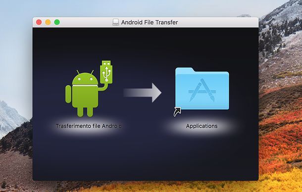 Trasferimento File Android su Mac