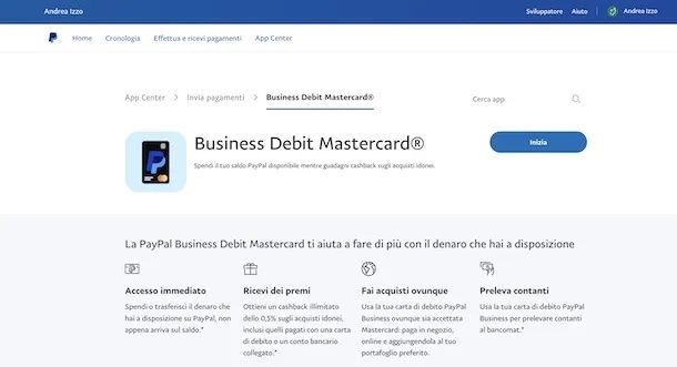 Carta di credito PayPal