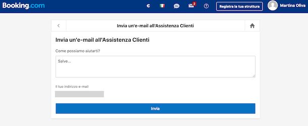 Email a Booking