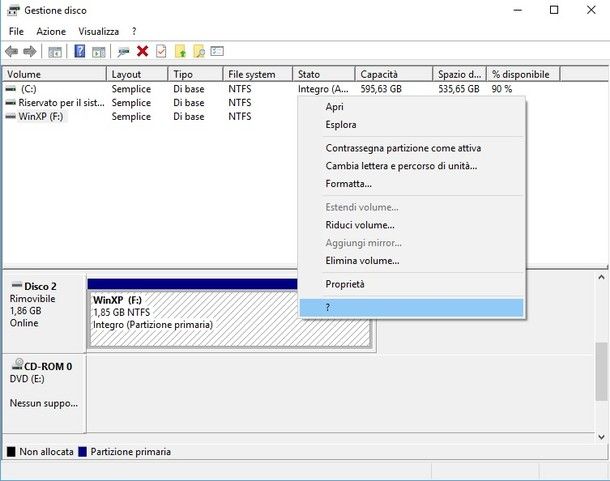 formattare una partition in fat32