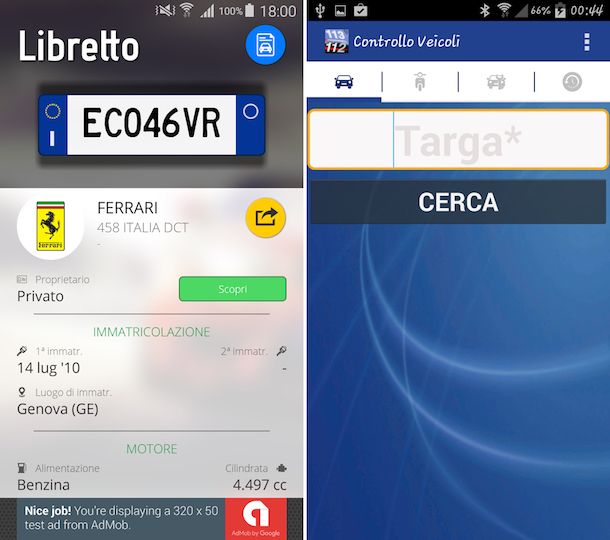 Come sapere a chi appartiene un numero di targa gratis Salvatore Aranzulla