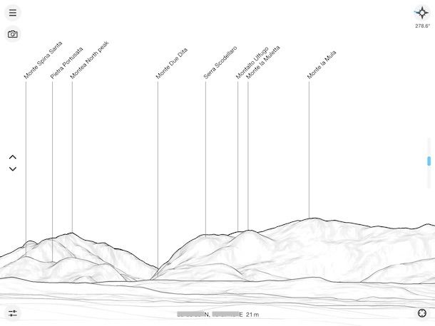 App per riconoscere le montagne