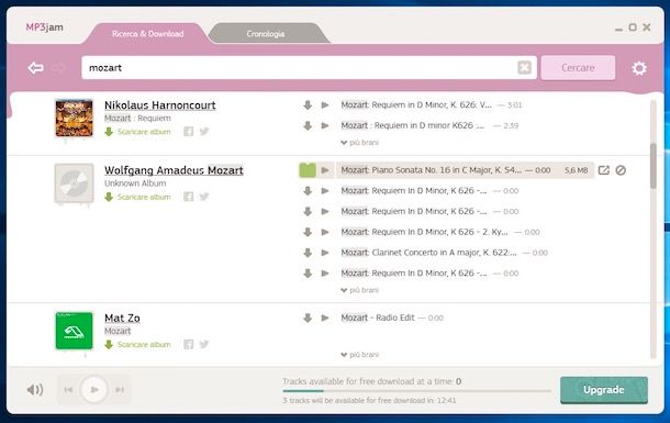 Programmi per scaricare musica gratis in italiano