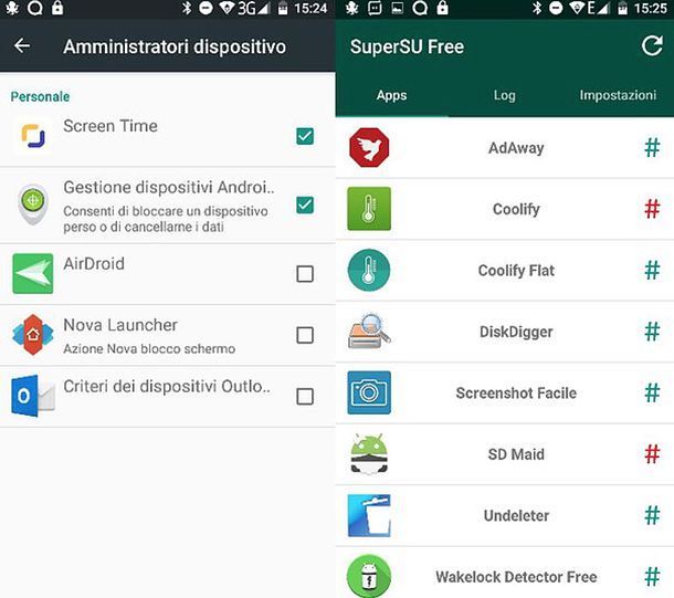 Controllare la lista delle applicazioni installate sullo smartphone