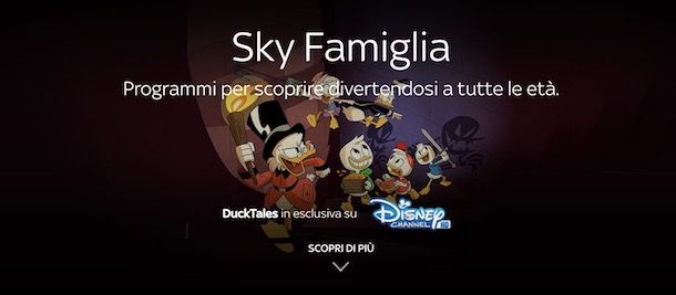 Prezzi di Sky Kids