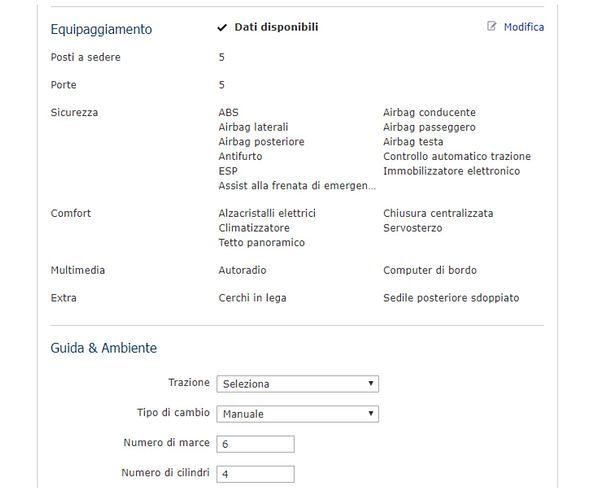 Come modificare un annuncio su AutoScout24