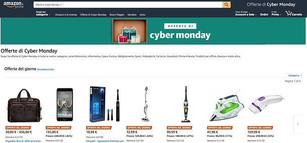 Amazon Cyber Monday