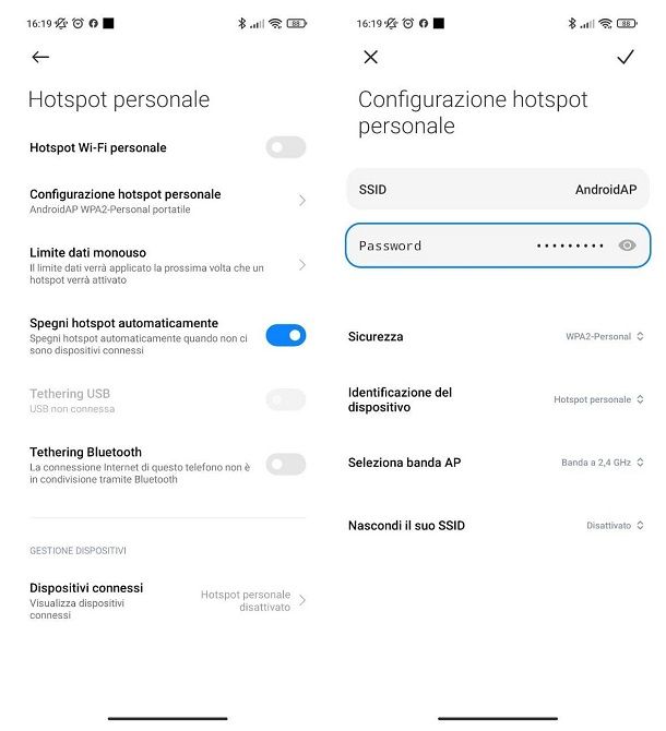 Come attivare hotspot su Xiaomi