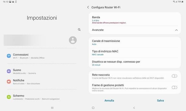 Come attivare hotspot su Samsung