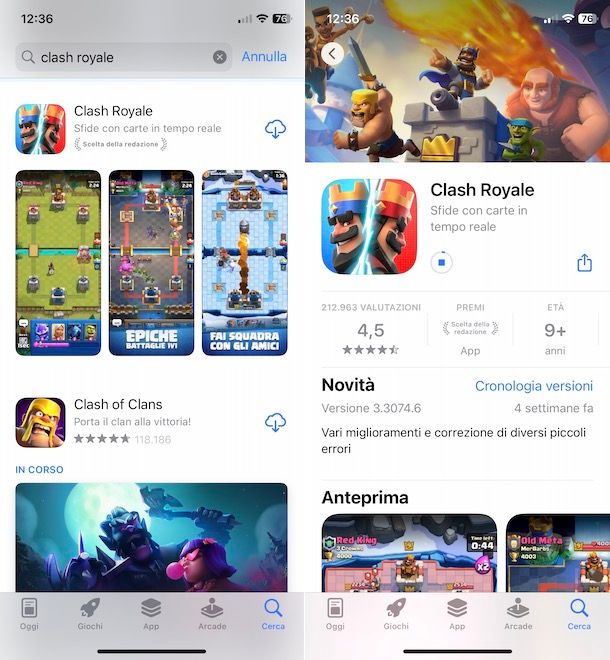 App Clash Royale