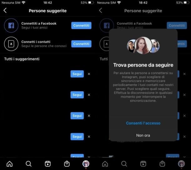 Come trovare una persona su Instagram con il numero di telefono