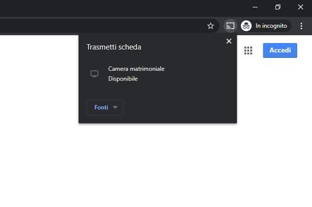 Come collegare Chromecast al PC