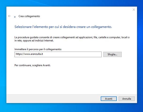 Come copiare un link su Windows