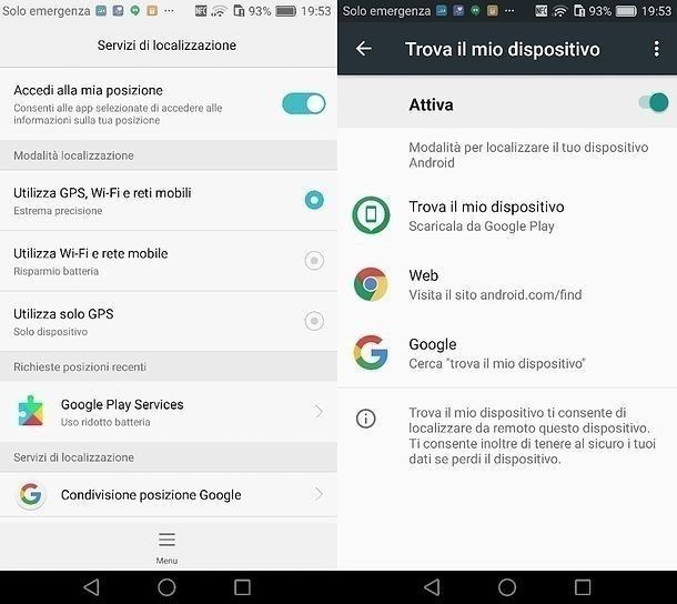 Con 'Find My Device' di Google potrete localizzare il vostro smartphone Android, anche da spento