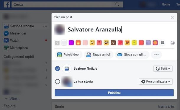 Grassetto nei post di Facebook con YayText