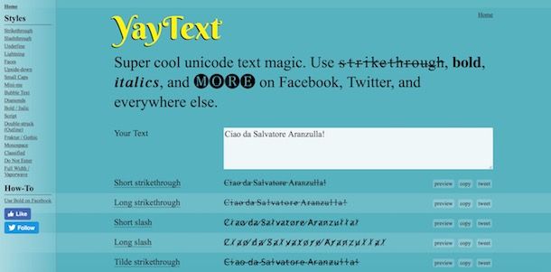 Come scrivere in grassetto su Facebook