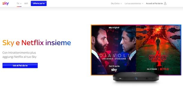 Netflix e Sky