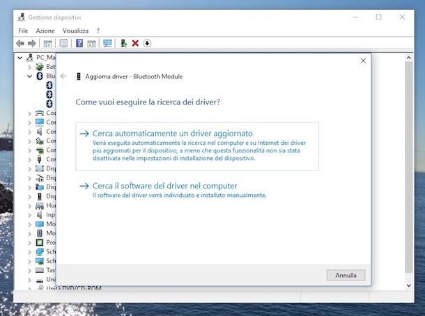 Come attivare Bluetooth su Windows 10