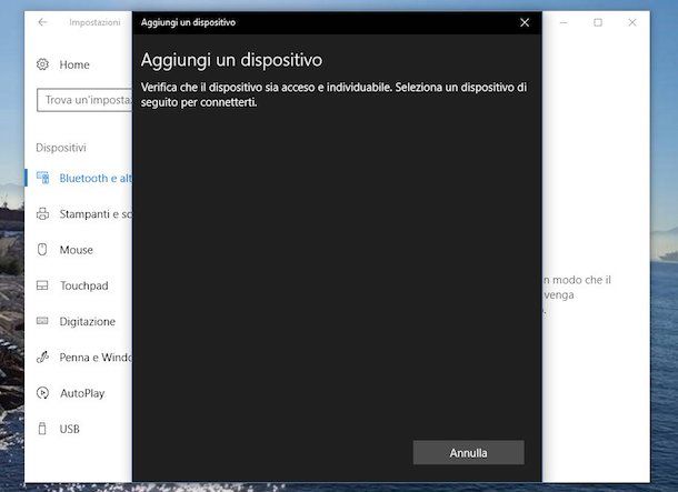 Come attivare Bluetooth su Windows 10