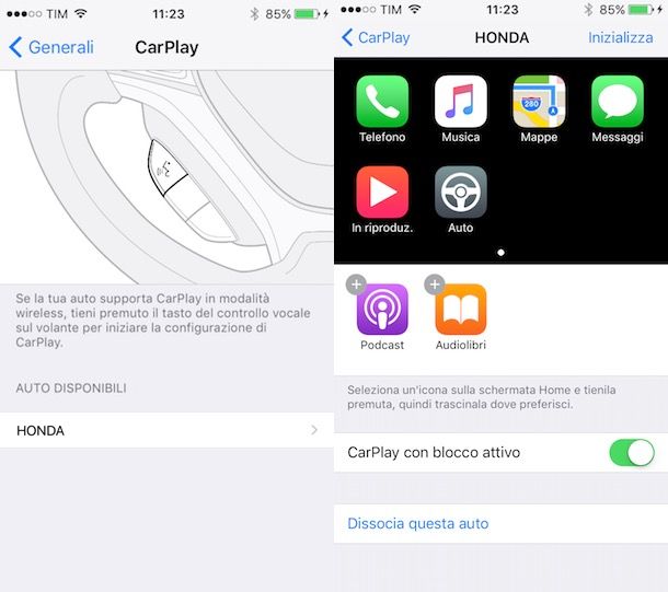 Come installare CarPlay