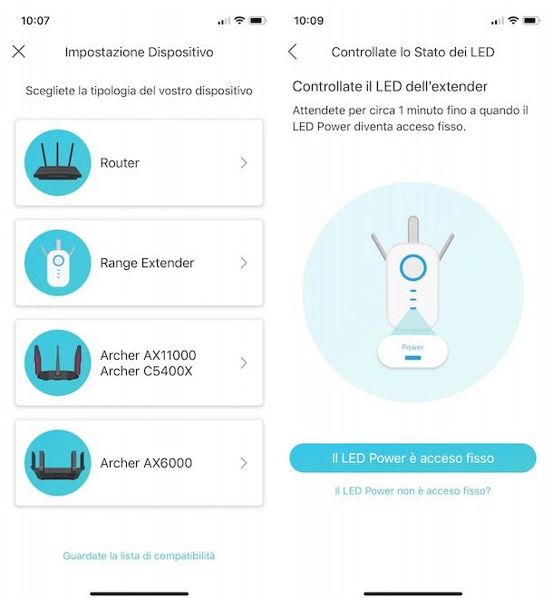 Configurare TP Link Extender da smartphone e tablet