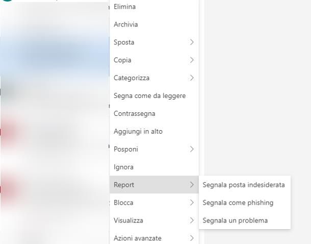 Come bloccare email spam su Outlook