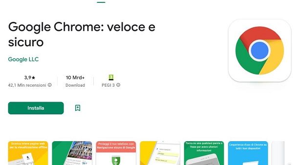 Come installare Google Chrome