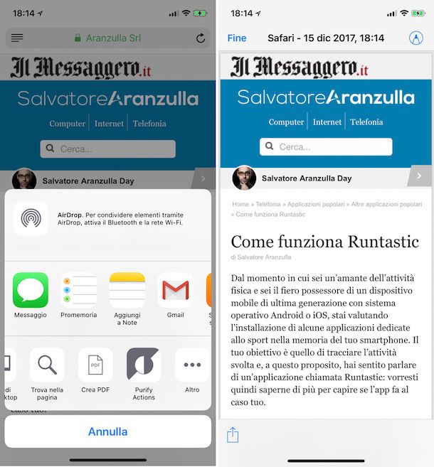Come salvo in PDF