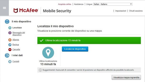 come rintracciare un cellulare in assistenza