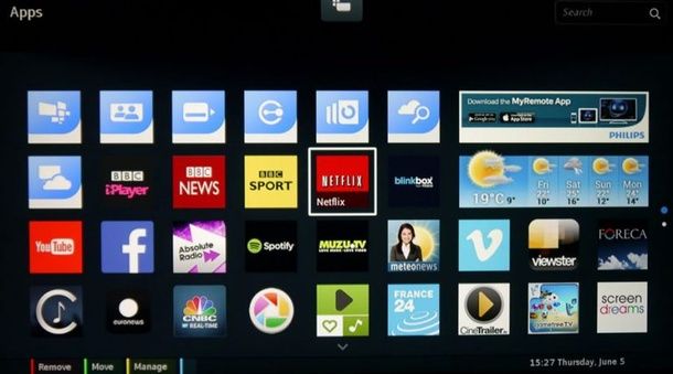Come scaricare app su Smart TV Philips
