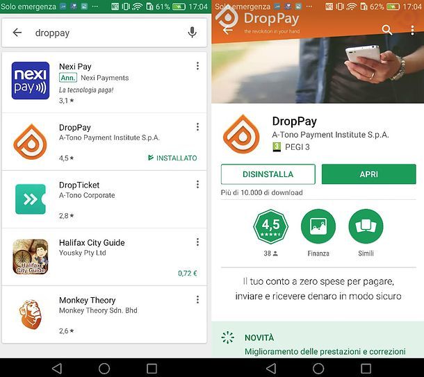 DropPay per Android