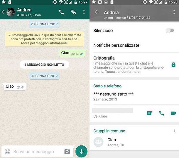 Cifratura WhatsApp