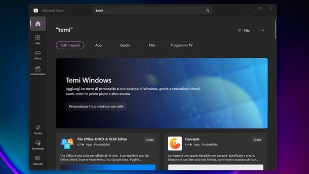 Temi Windows 11