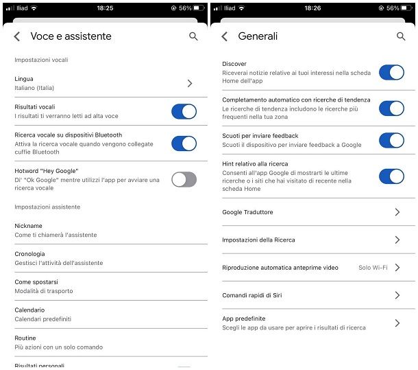 Come disattivare Google Now su iPhone e iPad