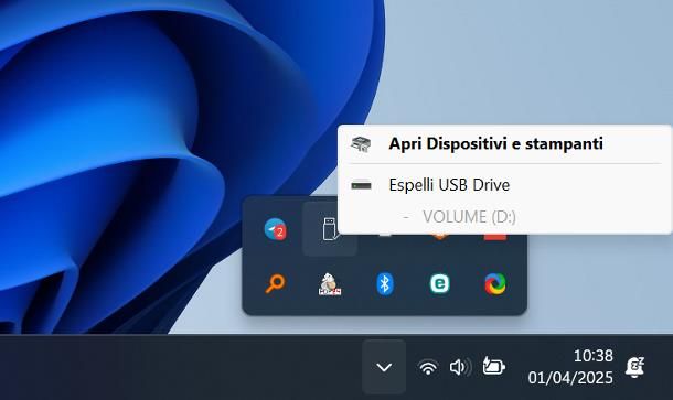 Come rimuovere chiavette USB dal PC
