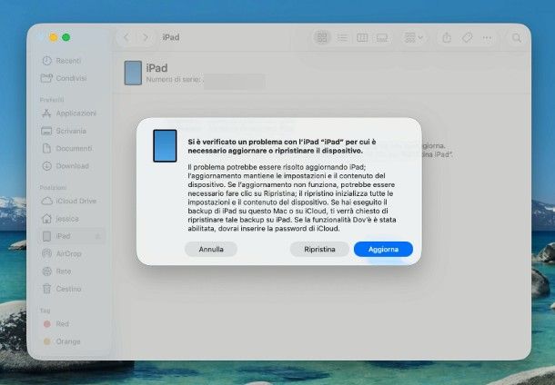 Come si fa a sbloccare un iPad disabilitato con Finder