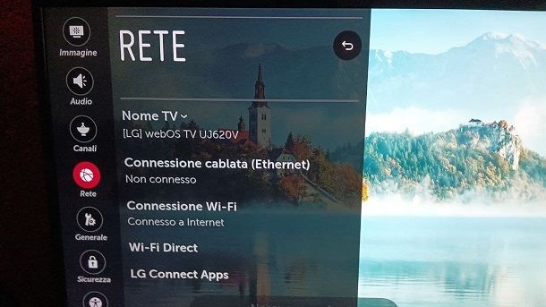 Come connettere lo Smart TV LG a Internet