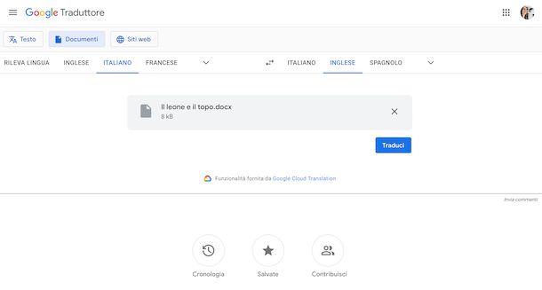 Google Traduttore