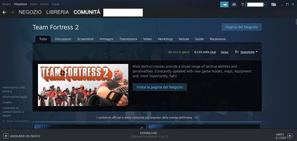 Comunità di Steam