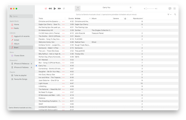 Musica di macOS